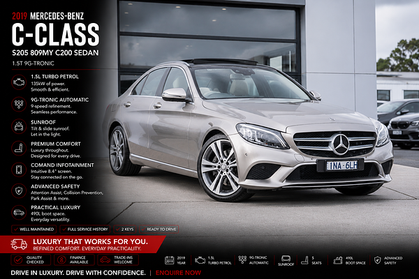 2019 Mercedes-Benz C-Class C200 S205