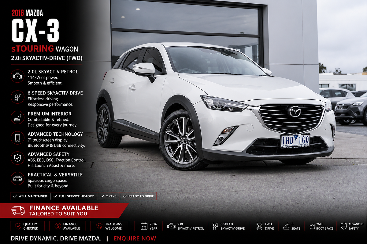 2016 Mazda CX-3 sTouring DK