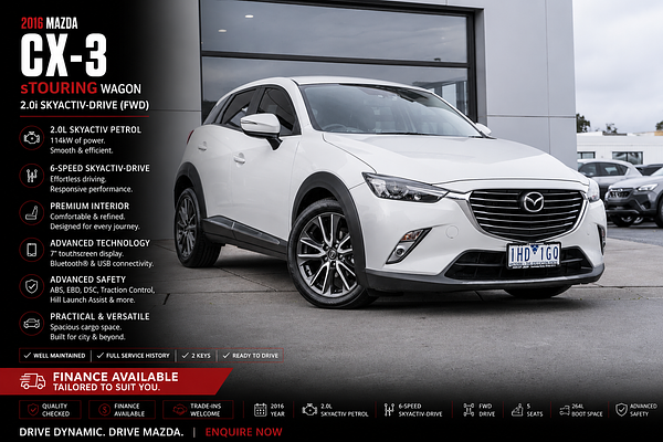 2016 Mazda CX-3 sTouring DK