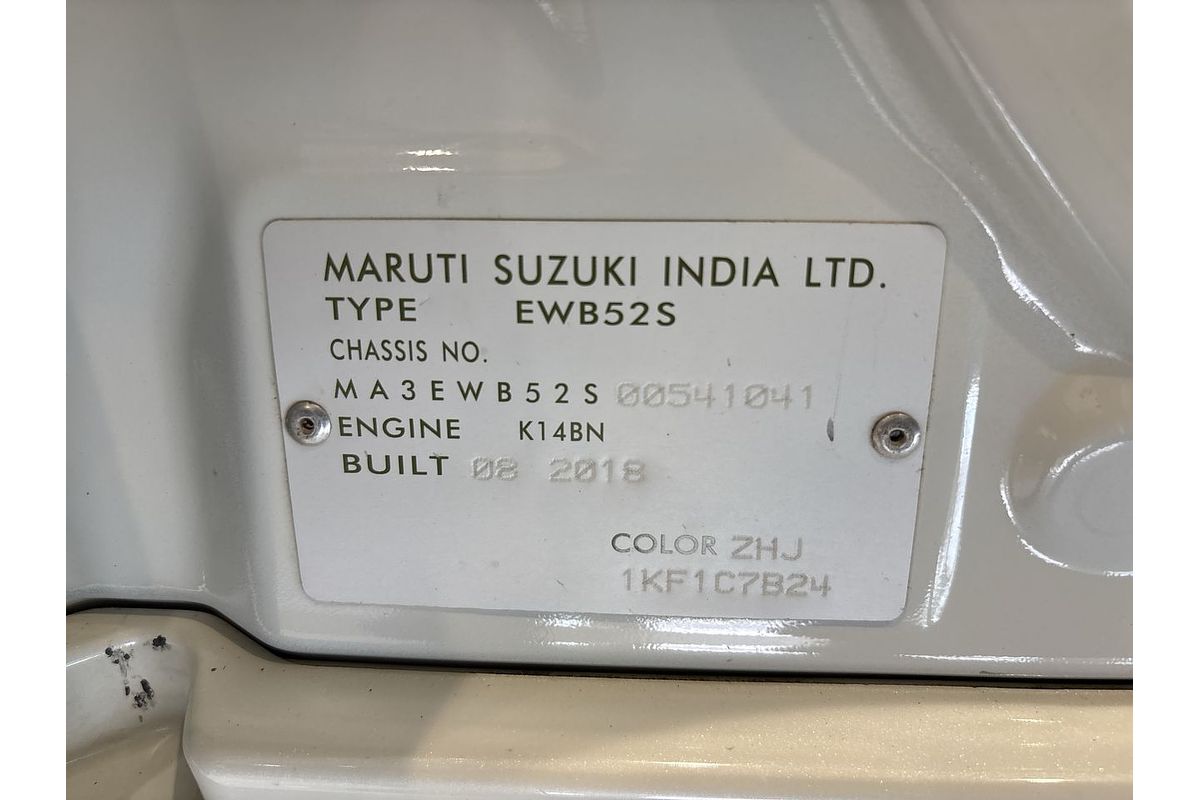 2018 Suzuki Baleno GL EW