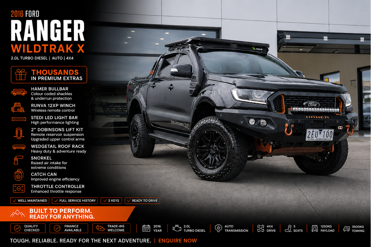 2022 Ford Ranger Wildtrak PX MkIII 4X4 2.0L