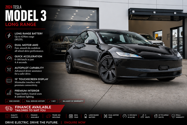 2024 Tesla Model 3 Long Range