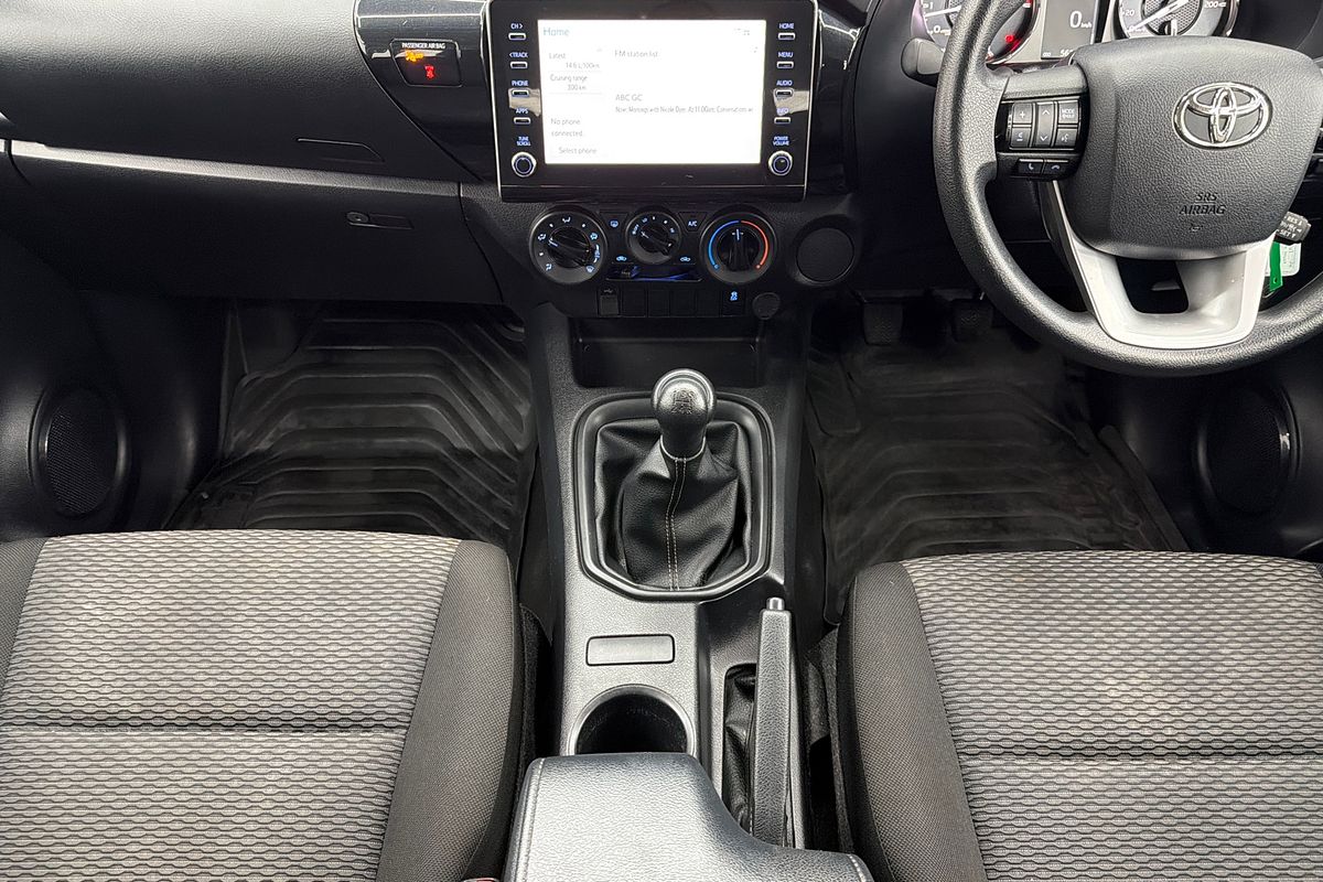 2022 Toyota Hilux Workmate TGN121R Rear Wheel Drive