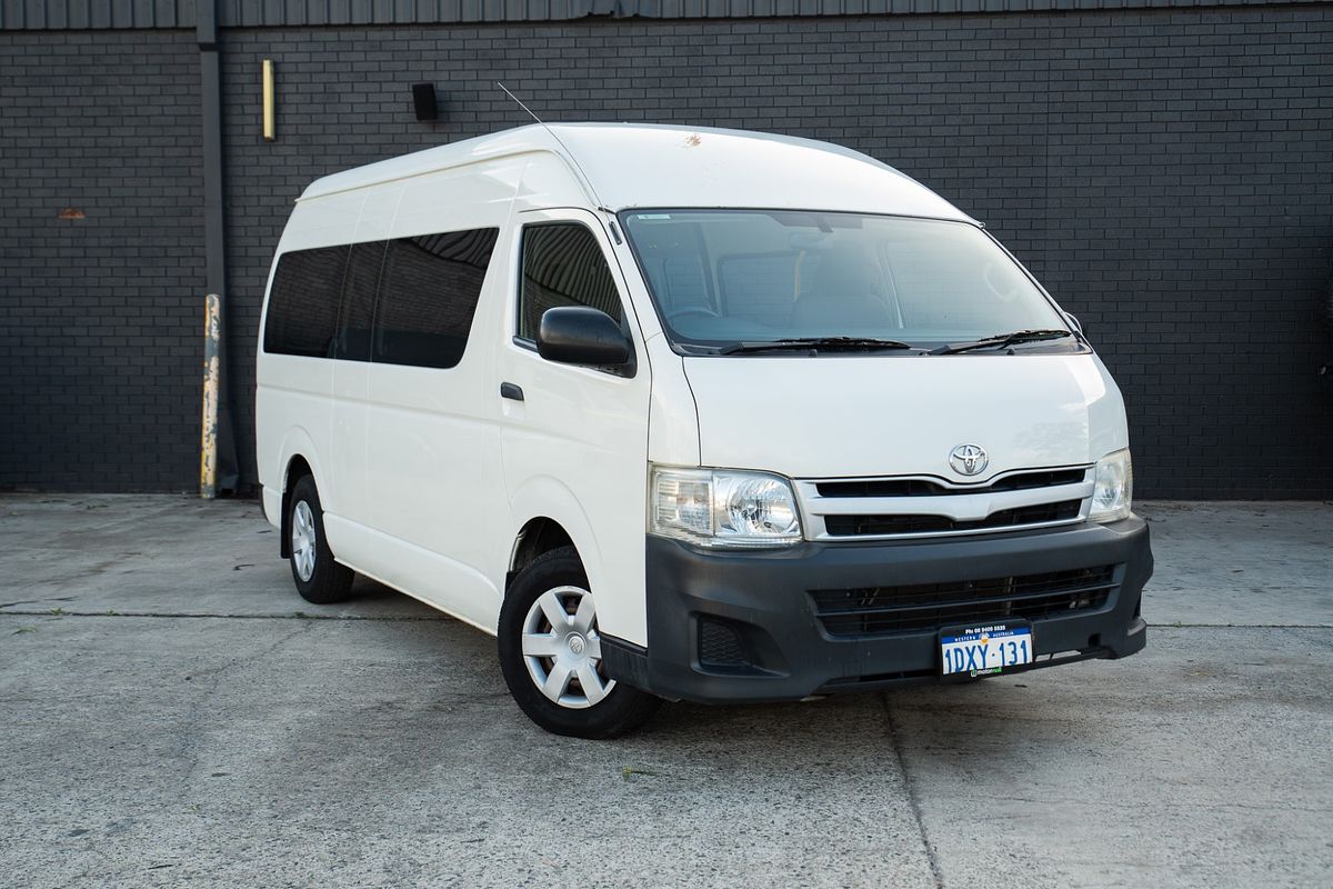 2012 Toyota Hiace Commuter KDH223R ELWB High Roof