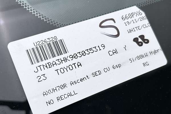 2023 Toyota Camry Ascent AXVH70R thumb-23