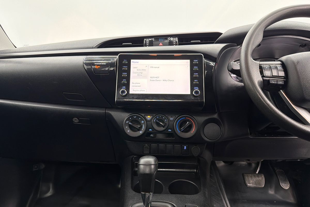 2021 Toyota Hilux Workmate TGN121R Rear Wheel Drive