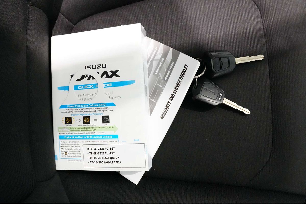 2023 Isuzu D-MAX SX High Ride Rear Wheel Drive