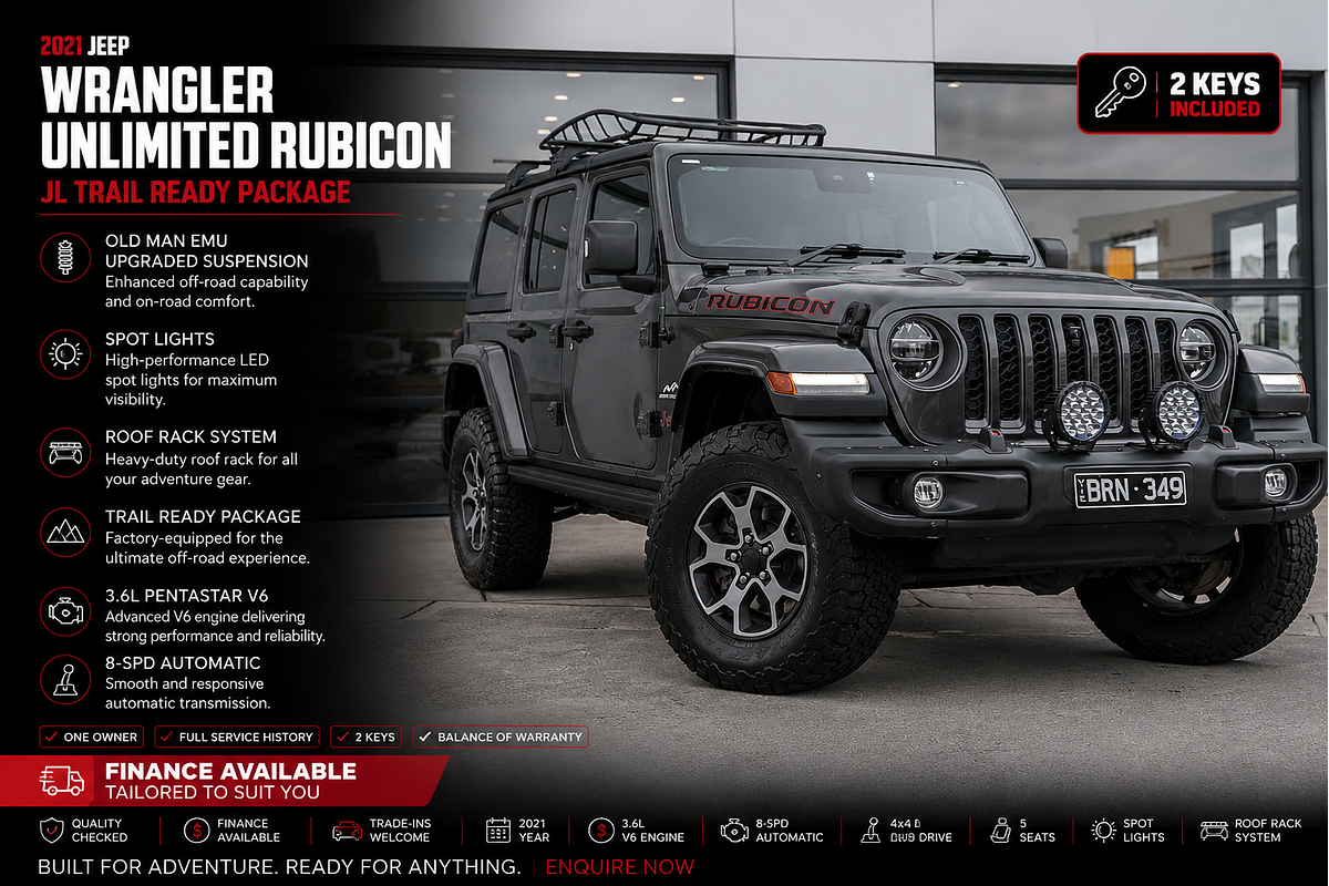 2021 Jeep Wrangler Unlimited Rubicon JL