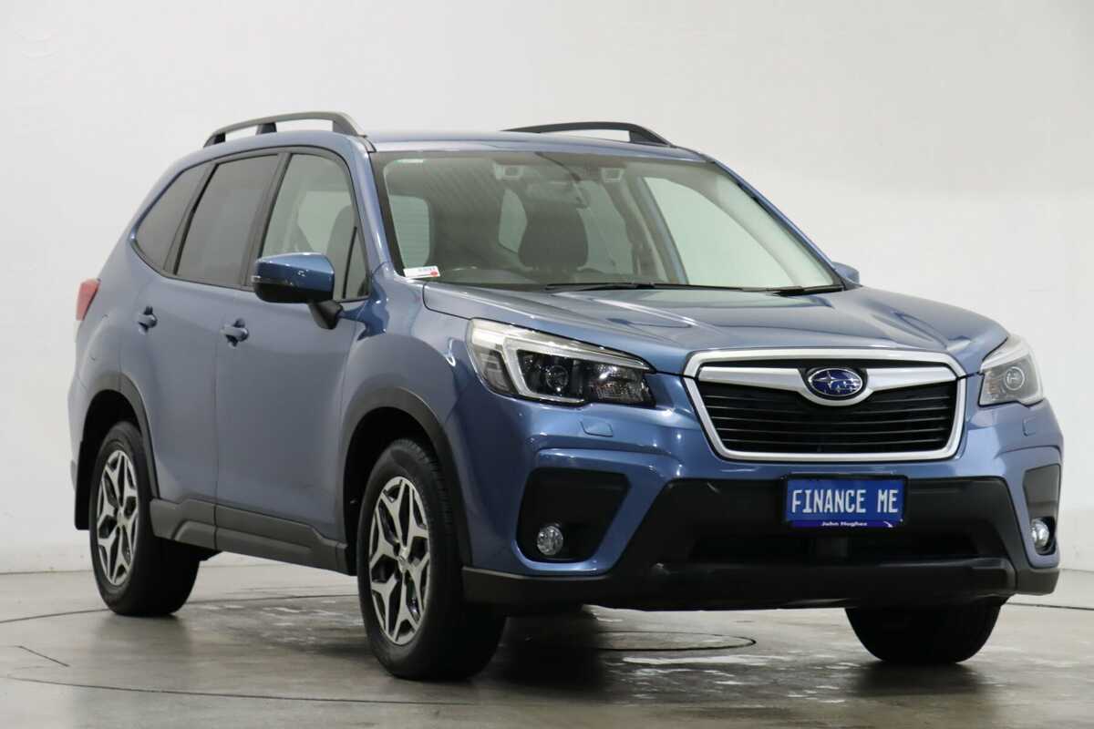 SOLD 2020 Subaru Forester 2.5i CVT AWD in Blue Used SUV Victoria