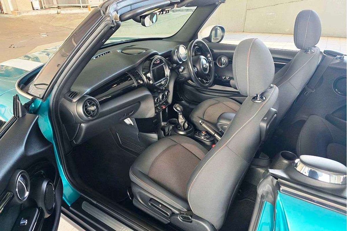 COOPER F57 CABRIO 1.5L T3 TWIN TURBO DIR F/INJ 6 SP AUTOMATIC 2D CONVERTIBLE 