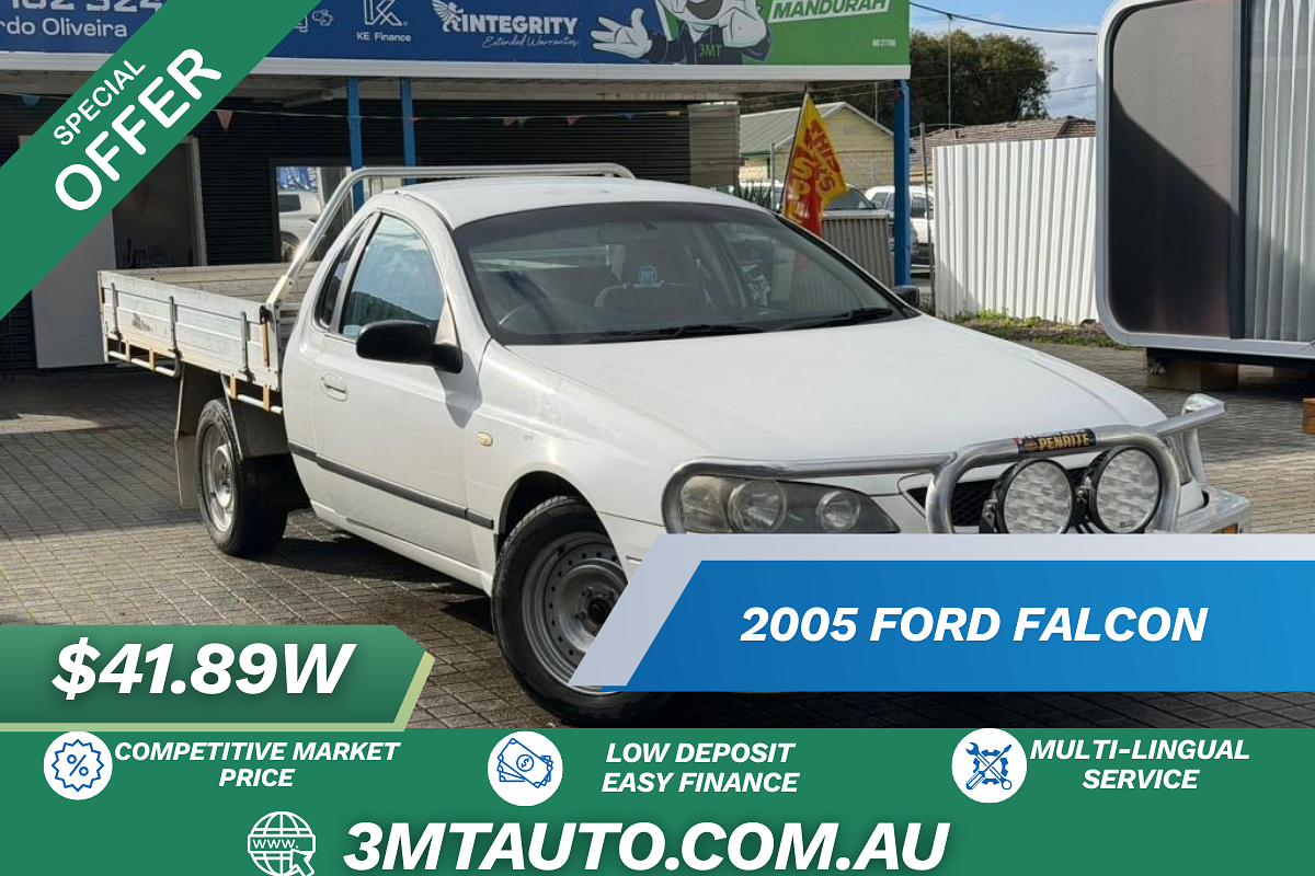 2005 Ford Falcon Ute XL BA Mk II Rear Wheel Drive