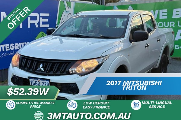 2016 Mitsubishi Triton GLX MQ Rear Wheel Drive