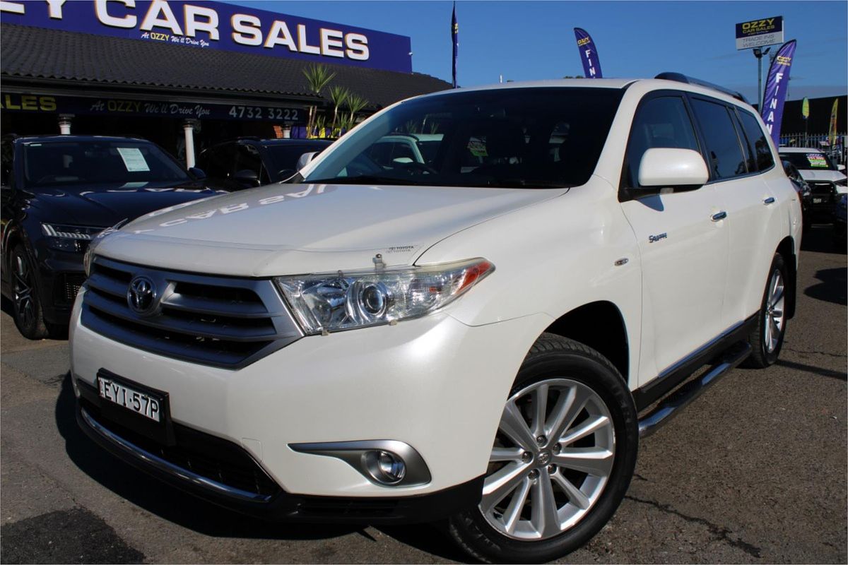 2013 Toyota Kluger GRANDE (4x4) GSU45R MY11 UPGRADE