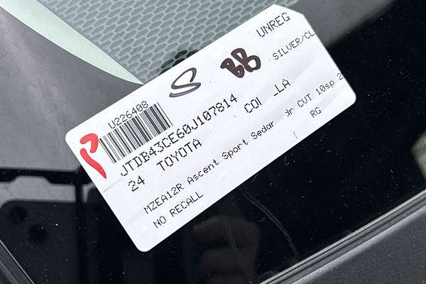 2024 Toyota Corolla Ascent Sport MZEA12R thumb-23