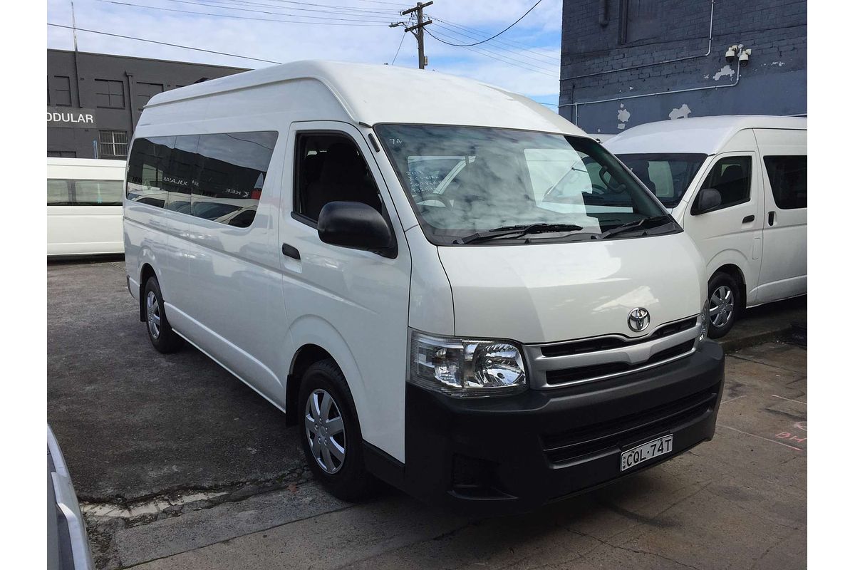 2013 Toyota Hiace COMMUTER KDH223R MY12 UPGRADE