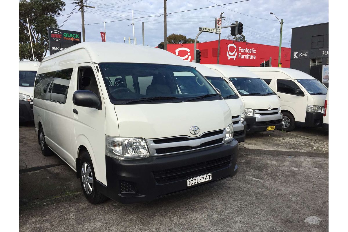 2013 Toyota Hiace COMMUTER KDH223R MY12 UPGRADE