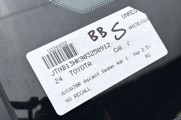 2024 Toyota Camry Ascent AXVA70R thumb-23