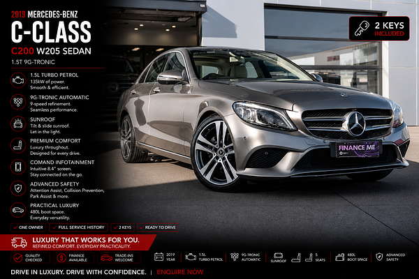 2019 Mercedes-Benz C-Class C200 W205