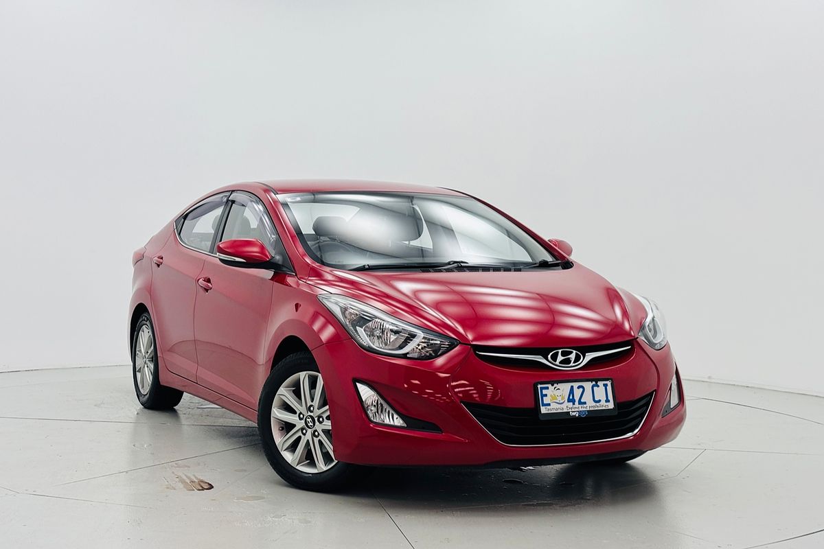 2014 HYUNDAI ELANTRA TROPHY 6 SP MANUAL 4D SEDAN 4CYL