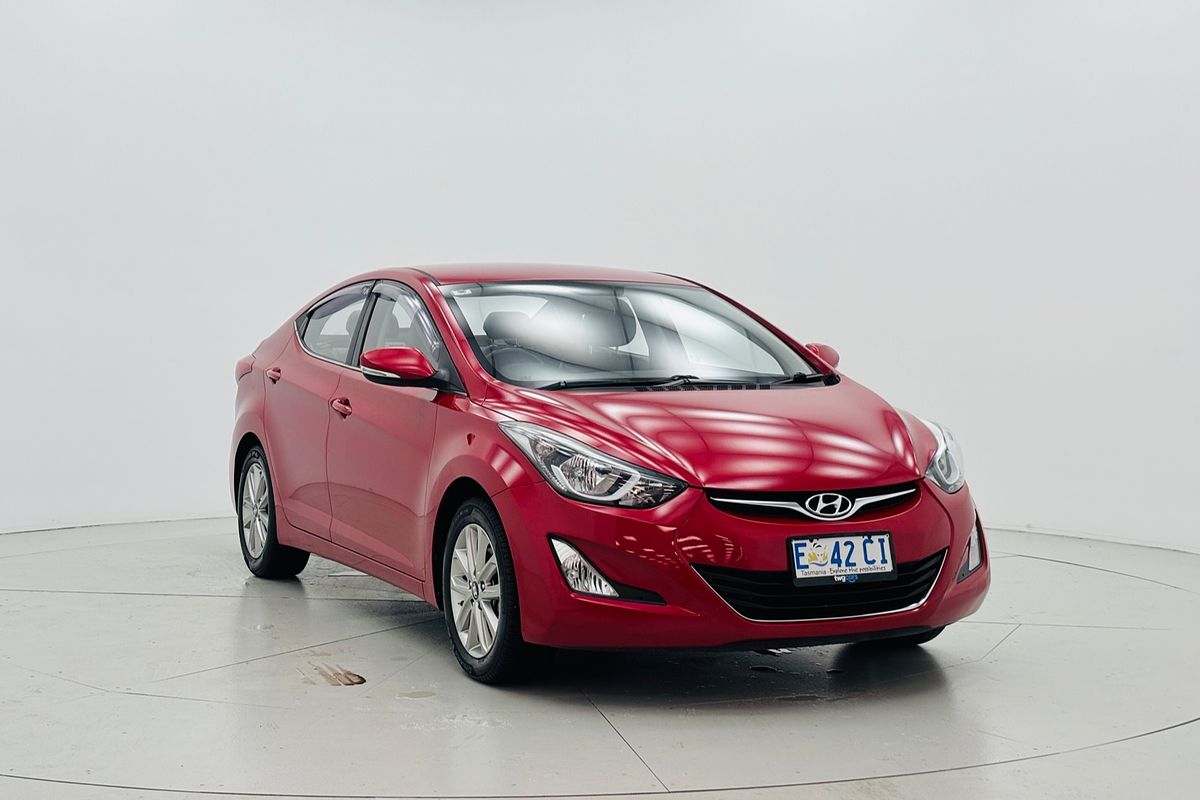 2014 HYUNDAI ELANTRA TROPHY 6 SP MANUAL 4D SEDAN 4CYL