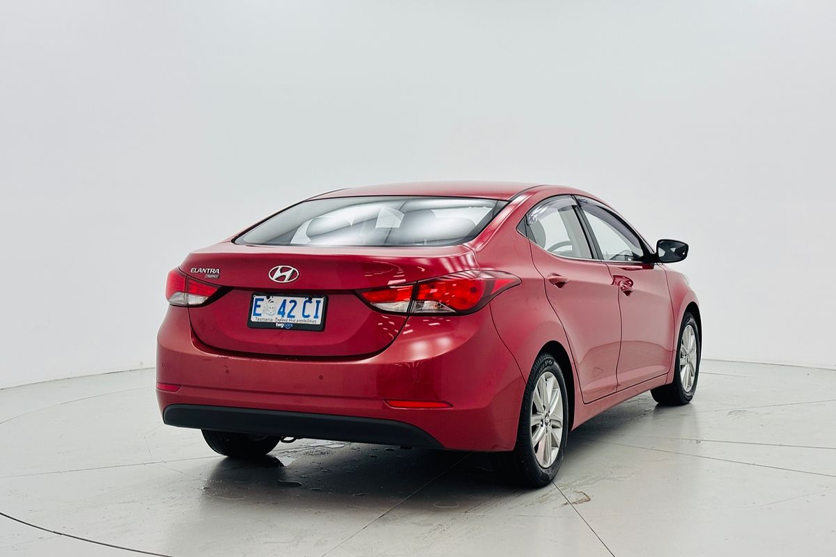 2014 HYUNDAI ELANTRA TROPHY 6 SP MANUAL 4D SEDAN 4CYL