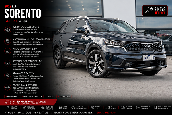 2022 Kia Sorento Sport MQ4