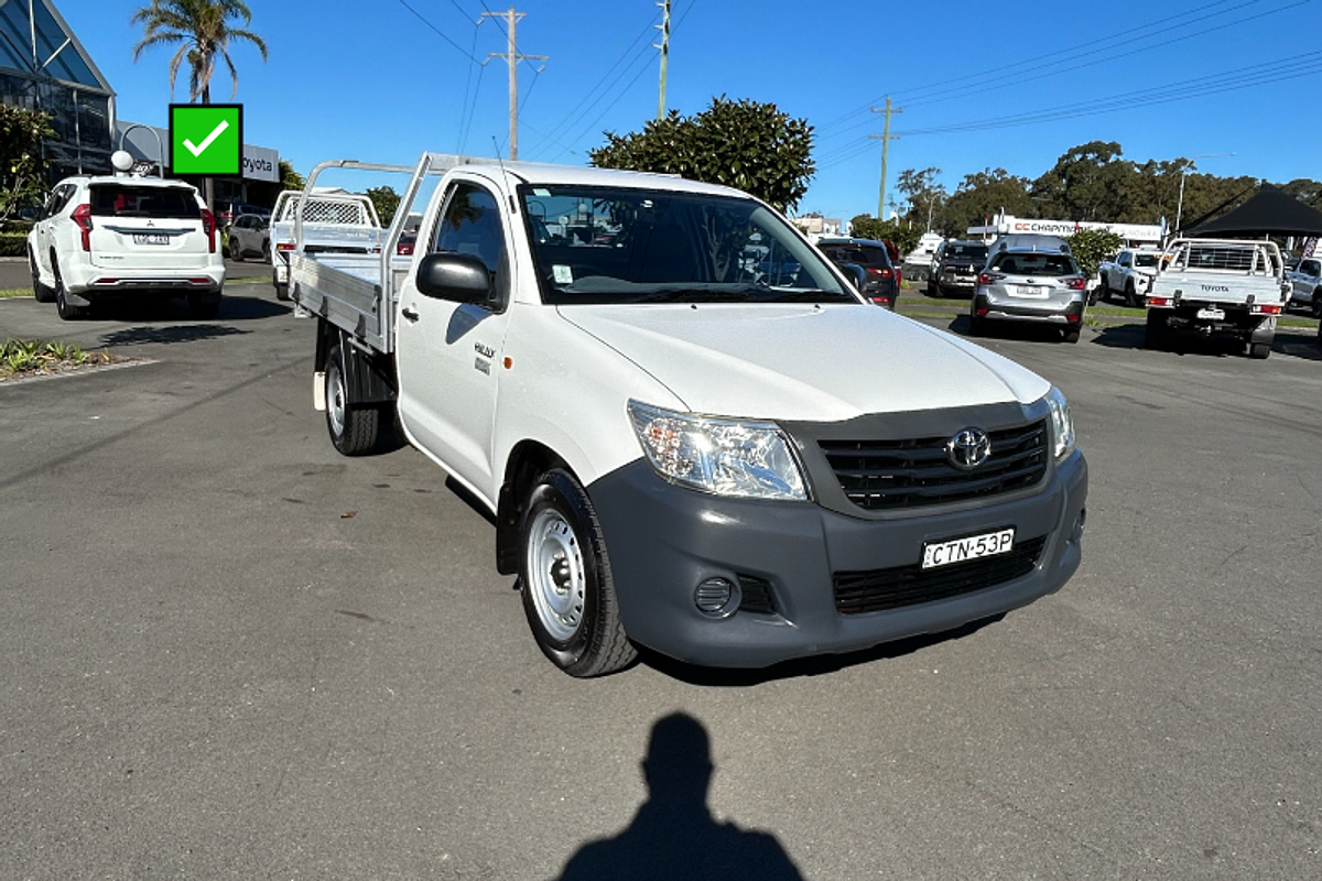 2013 Toyota Hilux Workmate TGN16R Rear Wheel Drive