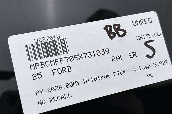 2025 Ford Ranger Wildtrak 4X4 3.0L thumb-23