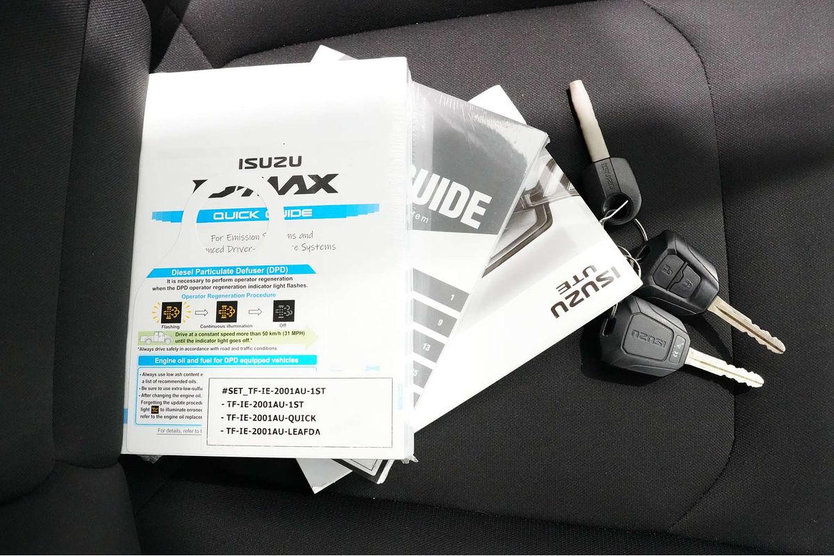 2020 Isuzu D-MAX SX High Ride Rear Wheel Drive