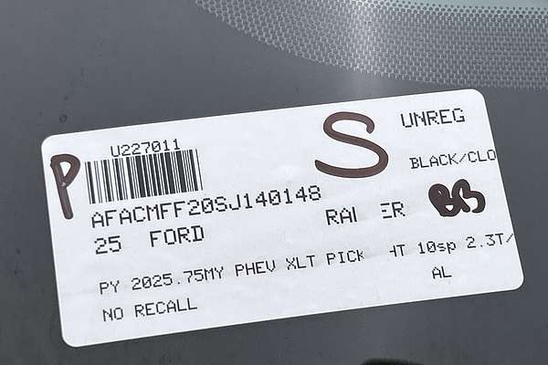 2025 Ford Ranger PHEV XLT 4X4 2.3L thumb-23