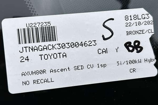 2024 Toyota Camry Ascent AXVH80R thumb-23