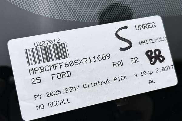 2025 Ford Ranger Wildtrak 4X4 2.0L thumb-23