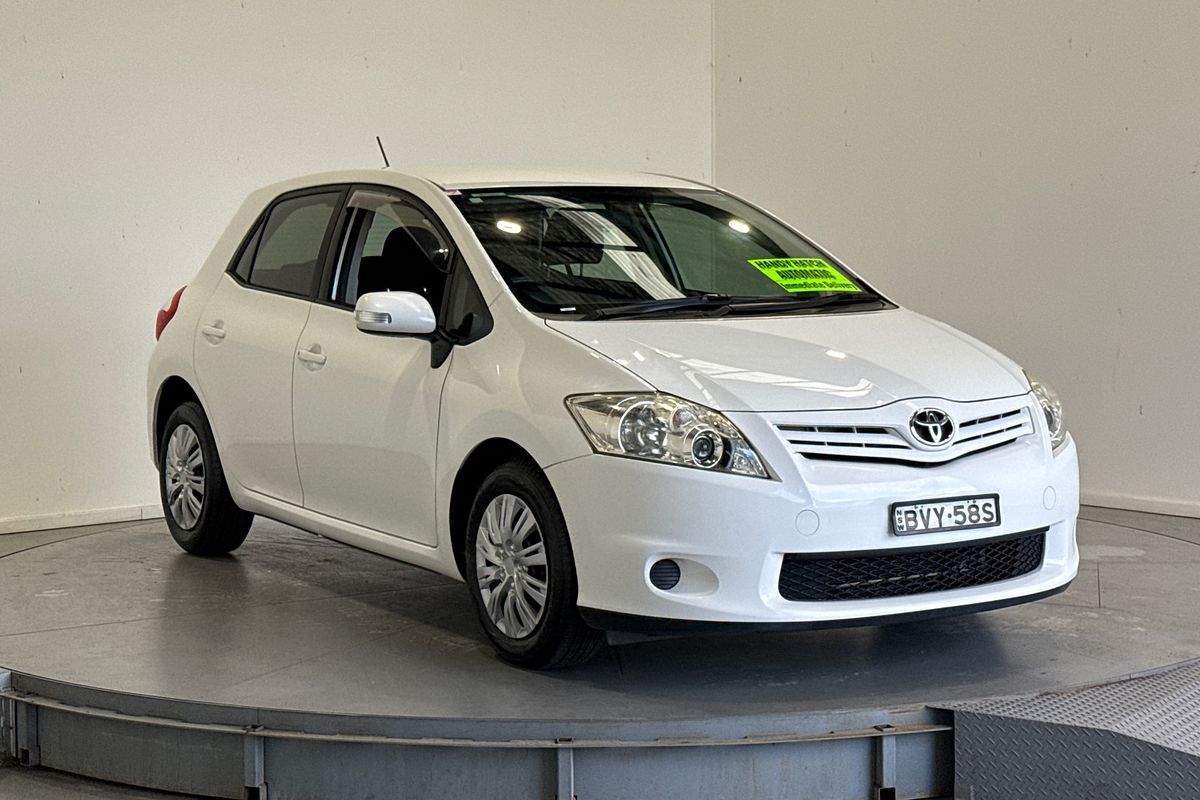 2011 Toyota Corolla ASCENT ZRE152R MY11