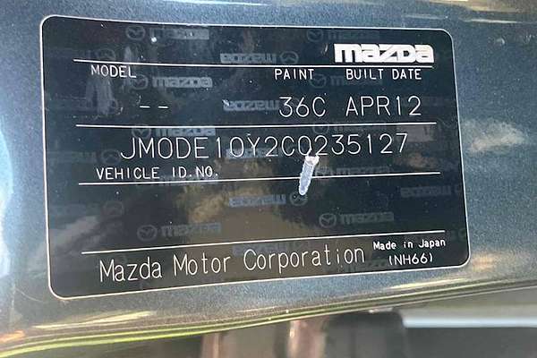2012 Mazda 2 Neo DE Series 2