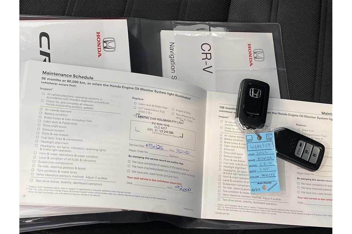 2022 Honda CR-V VTi X RW