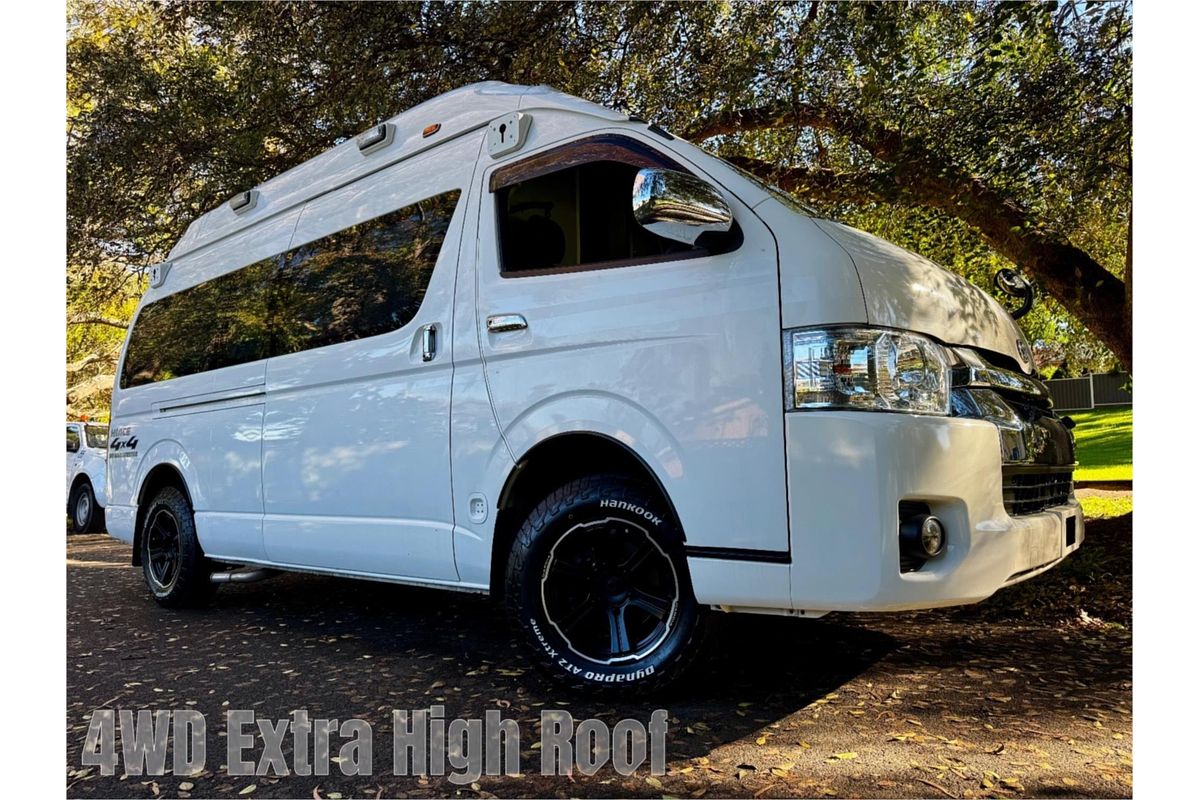 2015 Toyota Hiace 4WD Ambulance Camper 4WD SLWB Extra High Roof TRH226R MY15 UPGRADE 2015