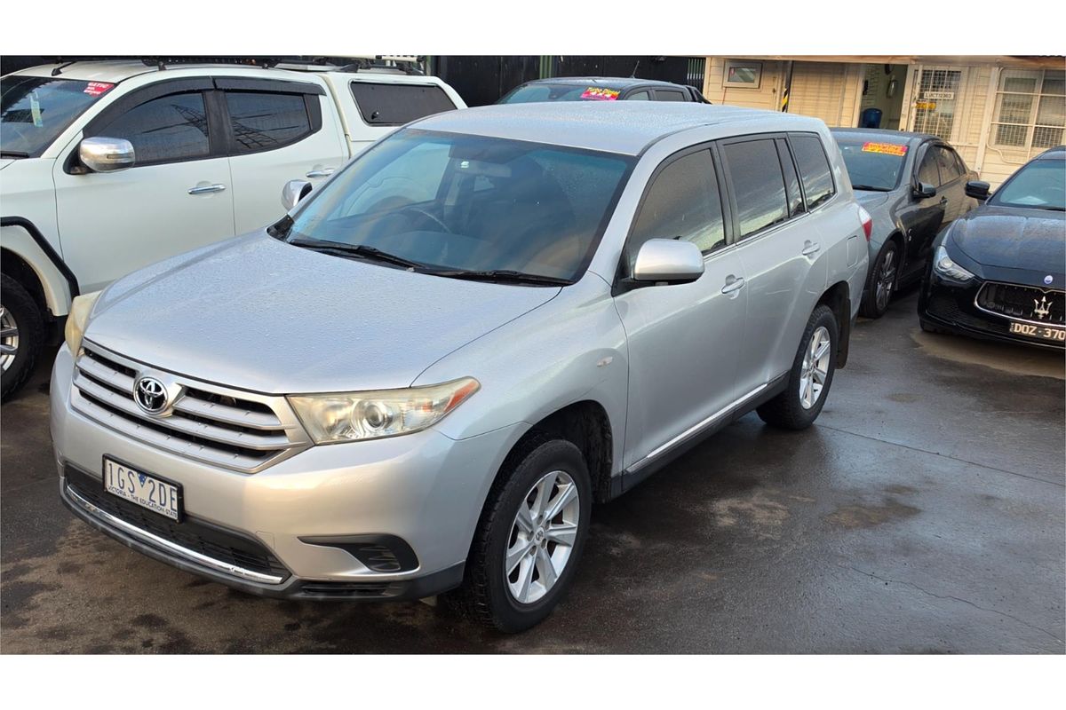 2012 Toyota Kluger KX-R (FWD) 7 SEAT GSU40R MY11 UPGRADE