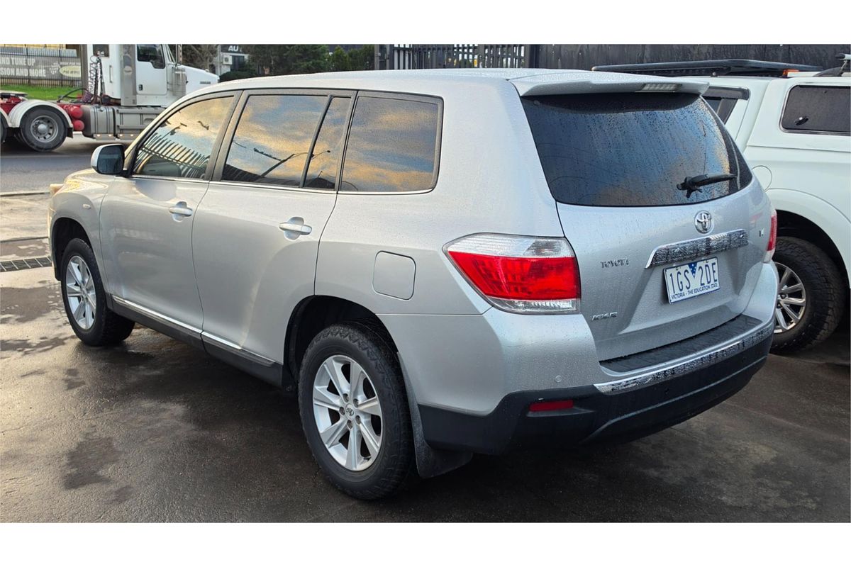 2012 Toyota Kluger KX-R (FWD) 7 SEAT GSU40R MY11 UPGRADE