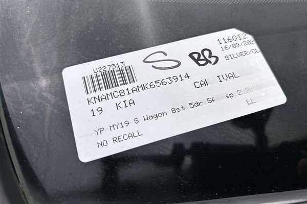 2019 Kia Carnival S YP thumb-23