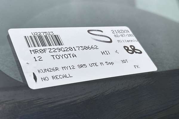 2012 Toyota Hilux SR5 KUN26R 4X4 thumb-23