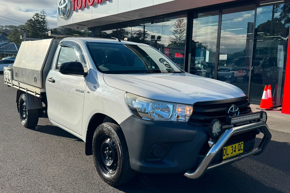 2016 Toyota Hilux Workmate TGN121R Rear Wheel Drive