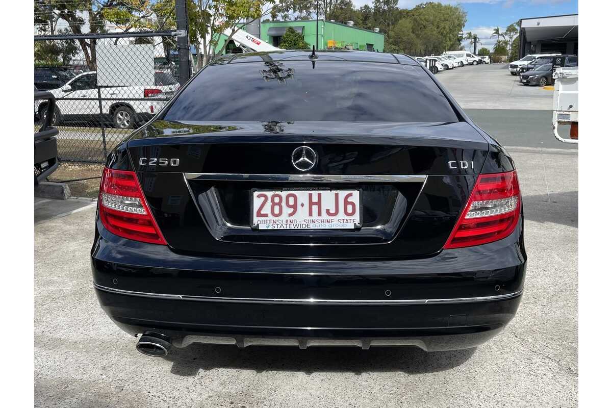 2012 Mercedes Benz C250 CDI BE W204 MY11