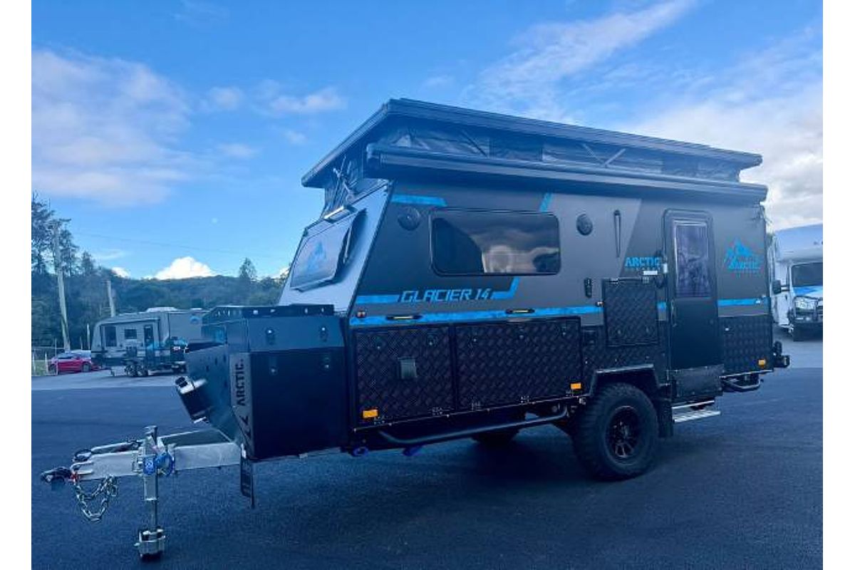 2026 Arctic Campers GLACIER 14 TS EXTREME HYBRID SINGLE BEDS OFF ROAD