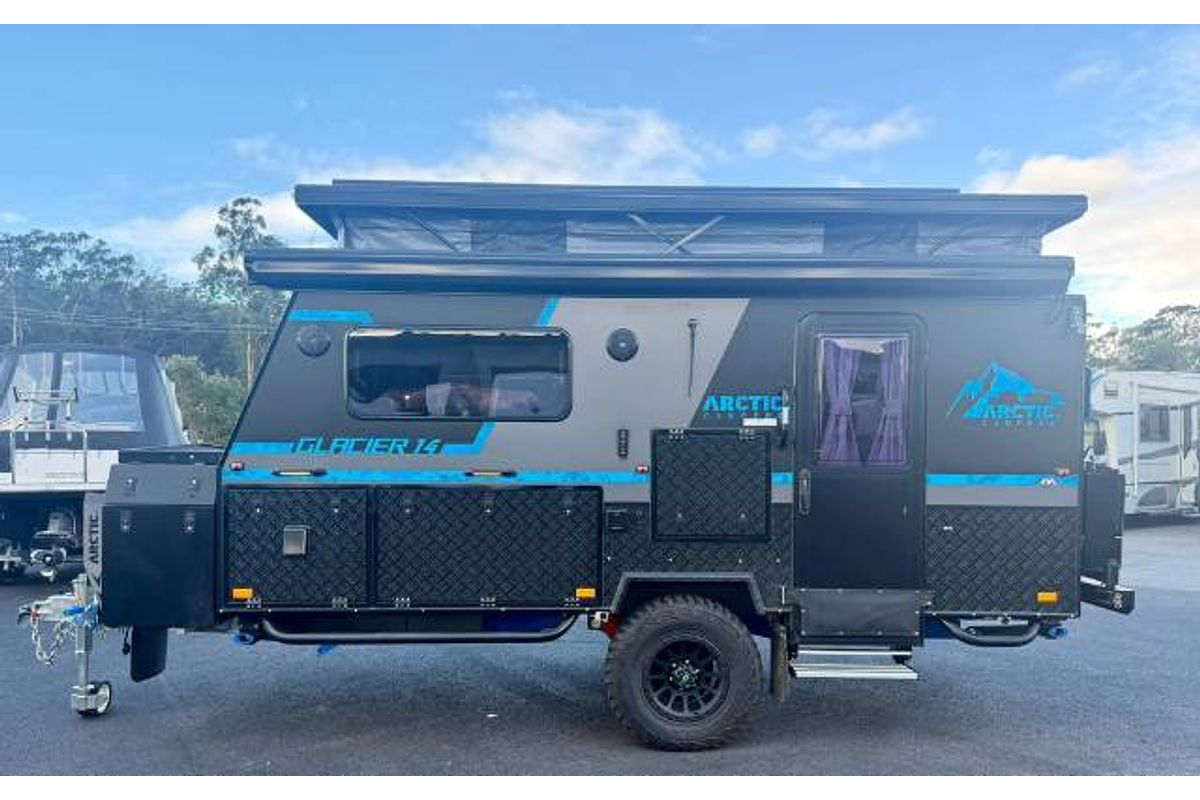 2026 Arctic Campers GLACIER 14 TS EXTREME HYBRID SINGLE BEDS OFF ROAD