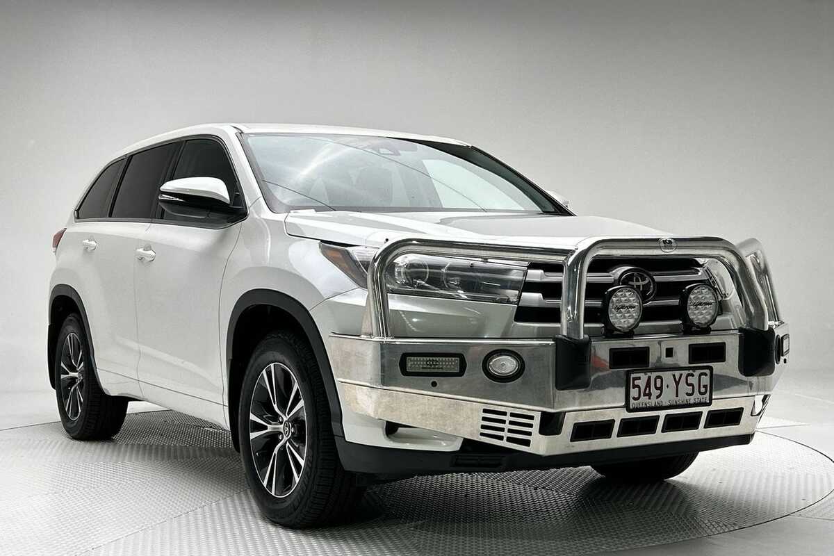 SOLD 2018 Toyota Kluger GX AWD in White Used SUV Moorooka QLD
