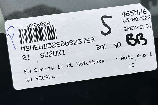 2021 Suzuki Baleno GL EW Series II thumb-22