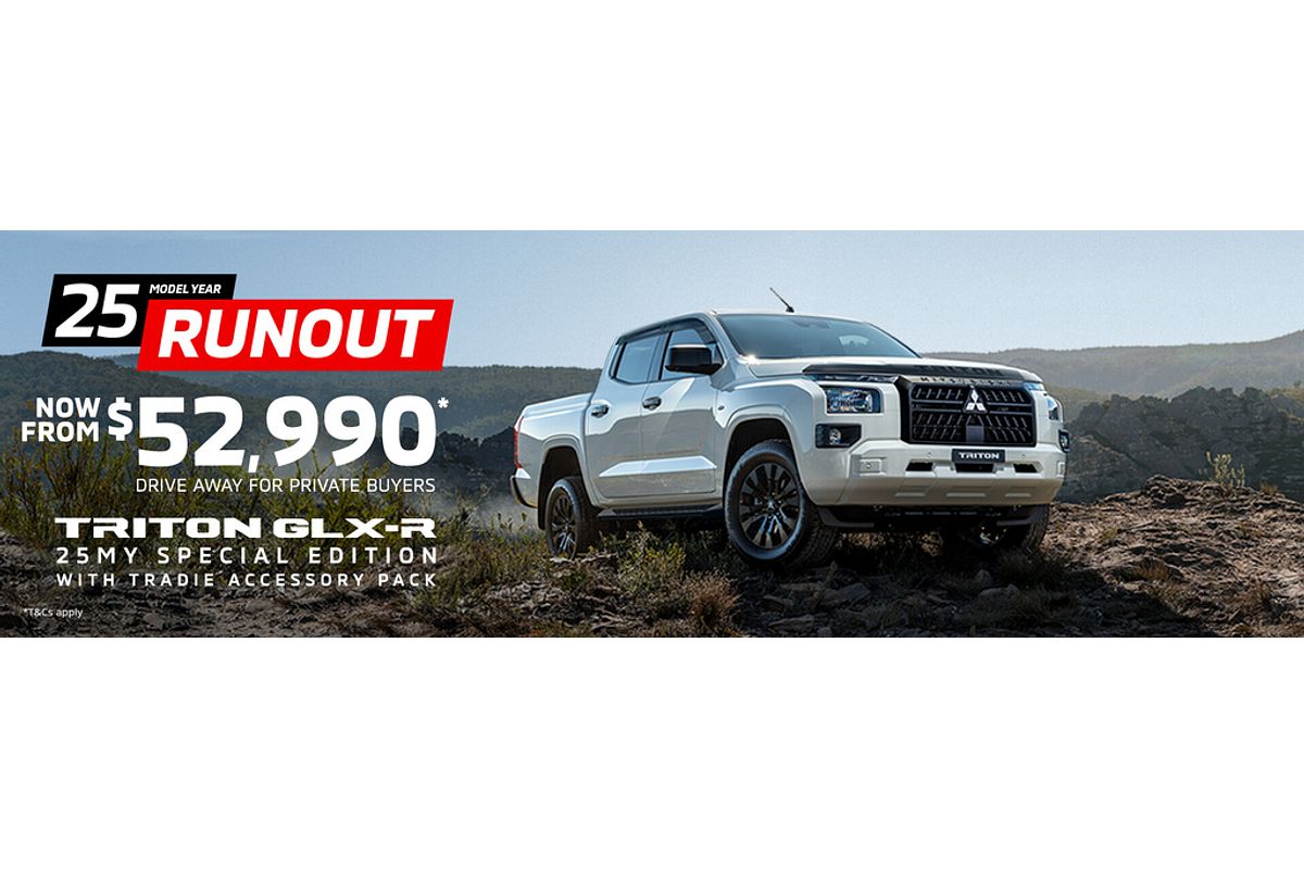 2025 Mitsubishi MV Triton GLX-R 2.4L D 6AT 4X4 DC PU