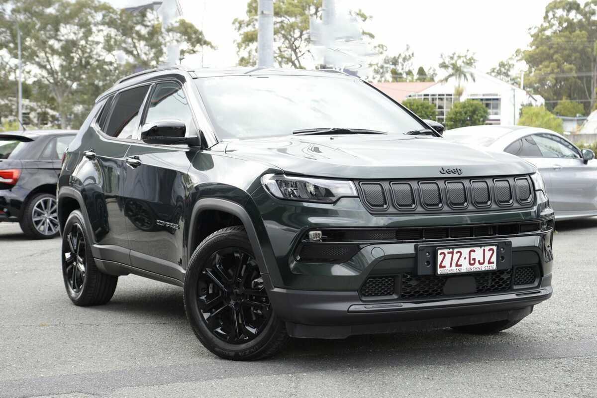 SOLD 2022 Jeep Compass Night Eagle in GREEN Used SUV Springwood QLD