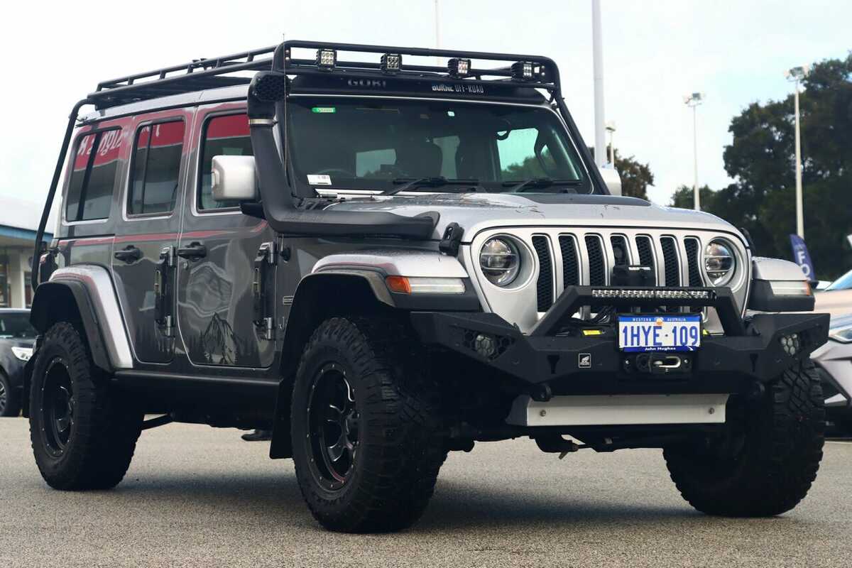 SOLD 2019 Jeep Wrangler Unlimited Overland in Silver Used SUV