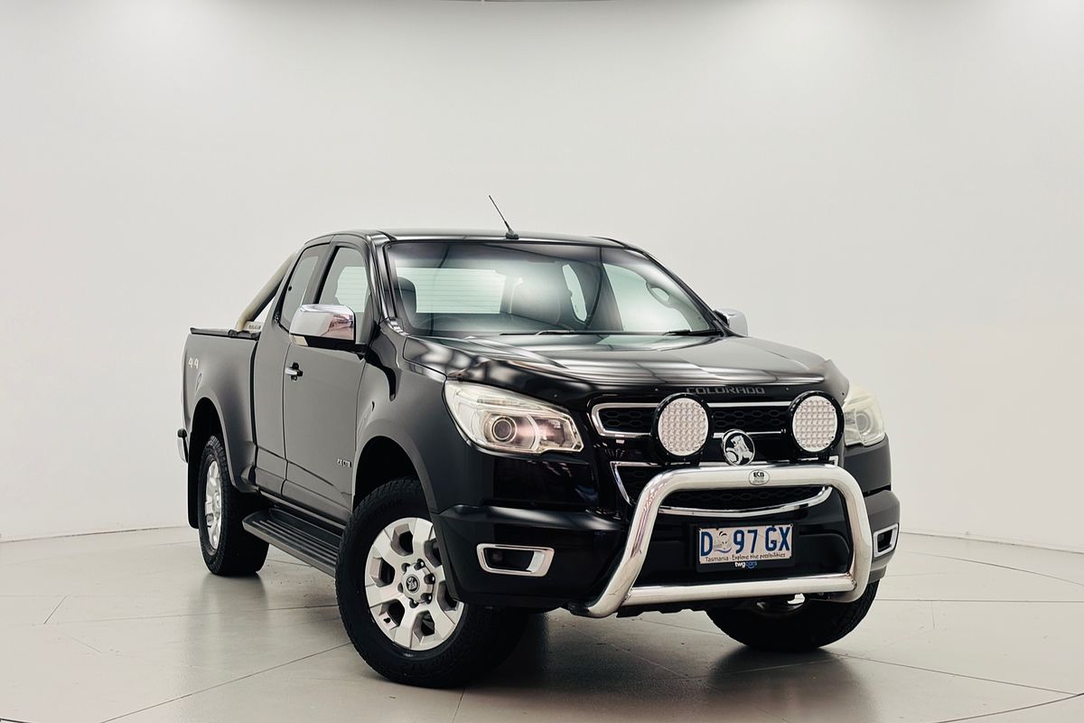 2013 HOLDEN COLORADO LTZ (4x4) 5 SP MANUAL SPACE CAB P/UP DT4 DIESEL